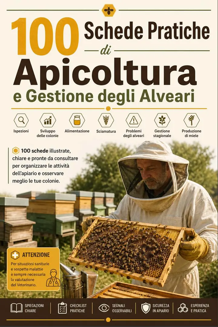 Pagina della guida di 100 schede pratiche di apicoltura e gestione degli alveari 2